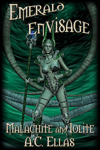 Malachite and Iolite